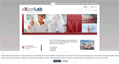 Desktop Screenshot of excorlab.de