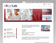 Tablet Screenshot of excorlab.de